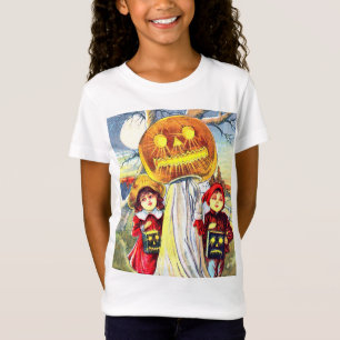 Vintage Halloween Pumpkin Ghost T-Shirt