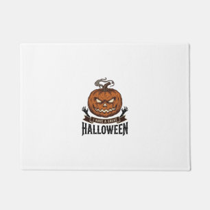 Vintage Halloween Pumpkin Gothic Shirt Design_1 Doormat