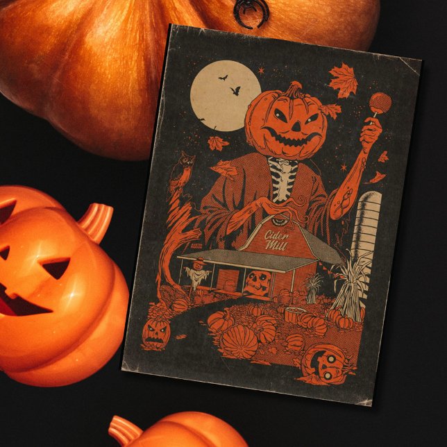 Vintage Halloween Pumpkin Head King Farm (Creator Uploaded)