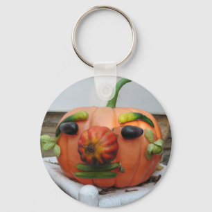 Vintage Halloween Pumpkin Keychain