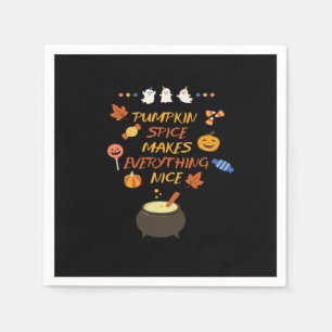 Vintage Halloween Pumpkin Quotes Classic Napkin