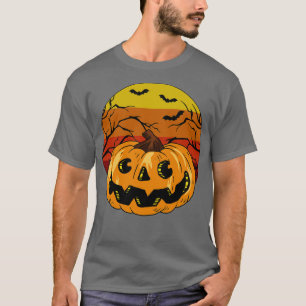 Vintage Halloween Pumpkin T-Shirt