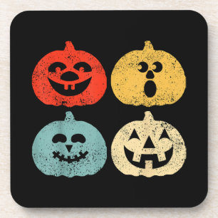 Vintage Halloween Pumpkin Women, Men, Kids, Funny  Coaster