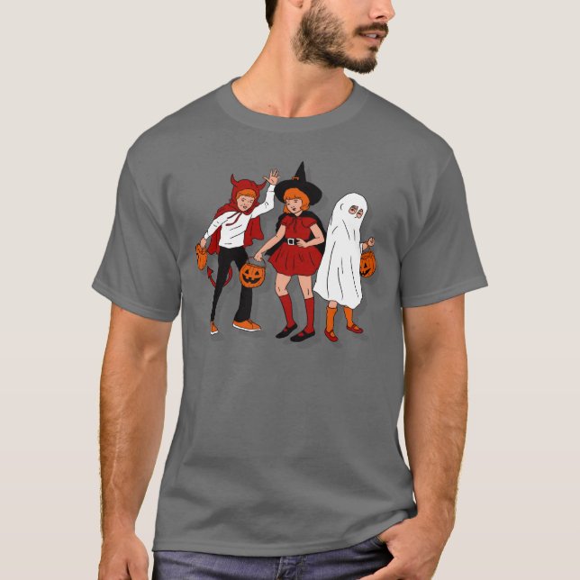 Vintage Halloween retro T-Shirt (Front)