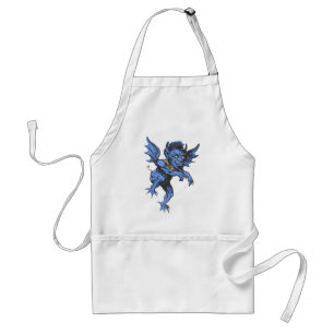 Vintage Halloween, Scary Evil Gargoyle Demon Standard Apron