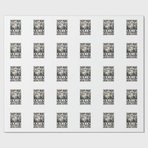 Vintage Halloween Scary Fun Horror Shirt Design_1 Wrapping Paper