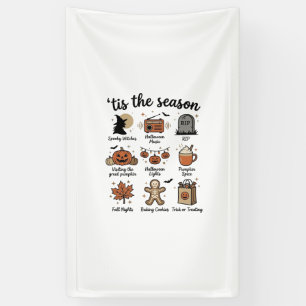 Vintage Halloween Season Checklist Shirt Design_1 Banner