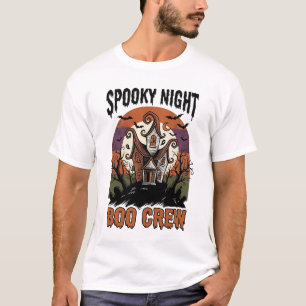 Vintage Halloween Shirt Boo Night Haunted House Ar