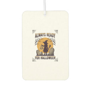 Vintage Halloween Shirt for Spooky Season Fans_1 Car Air Freshener