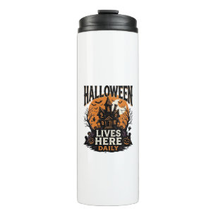 Vintage Halloween Shirt Haunted House Everyday Got Thermal Tumbler