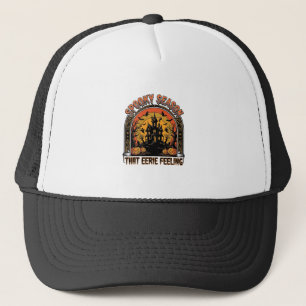 Vintage Halloween Shirt Spooky Season Feeling Desi Trucker Hat