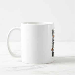 Vintage Halloween Skeleton Spooky Season Love Shir Coffee Mug