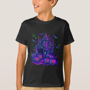 Vintage Halloween Soky Scene Retro Pumpkin Y Seaso T-Shirt