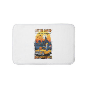 Vintage Halloween Spook Show Bath Mat