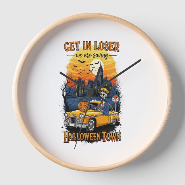 Vintage Halloween Spook Show Clock (Front)