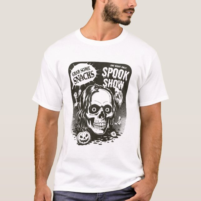 Vintage Halloween Spook Show T-Shirt (Front)