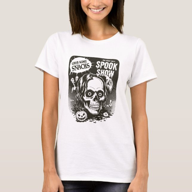 Vintage Halloween Spook Show T-Shirt (Front)