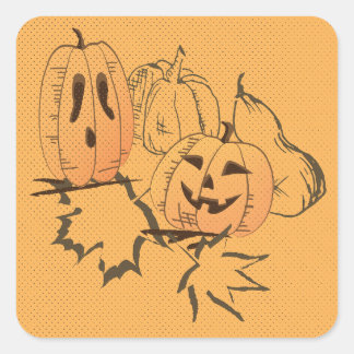 Vintage Halloween Sticker