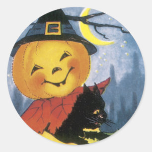 Vintage Halloween Stickers