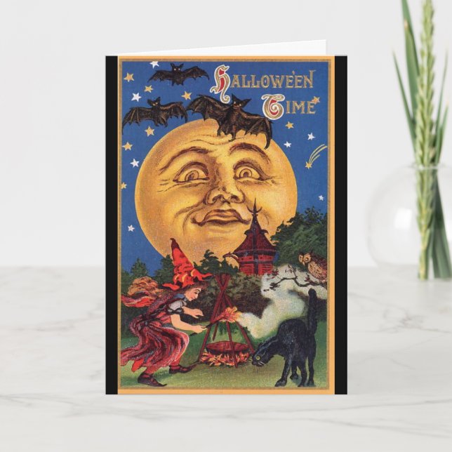 Vintage - Halloween Time, Card (Front)