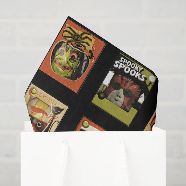 Vintage Halloween Tissue Paper (Gift Bag)