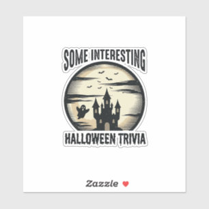 Vintage Halloween Trivia Ghost Moon Shirt Design_1