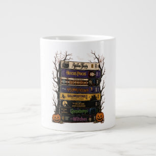 Vintage Halloween VHS, Retro Horror Spooky Season Large Coffee Mug