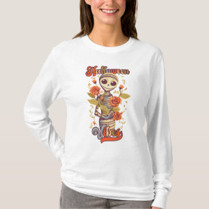 Vintage Halloween Vibes Mummy T-Shirt