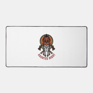 Vintage Halloween Warrior Engraving Graphic for Wh Desk Mat
