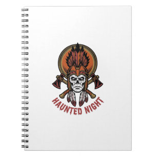 Vintage Halloween Warrior Engraving Graphic for Wh Notebook