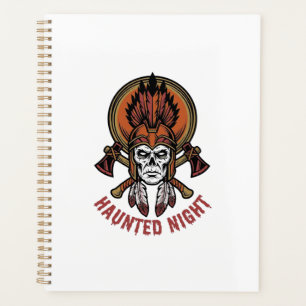 Vintage Halloween Warrior Engraving Graphic for Wh Planner