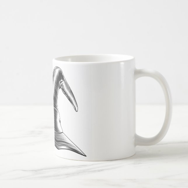 Vintage halloween witch hat coffee mug (Right)