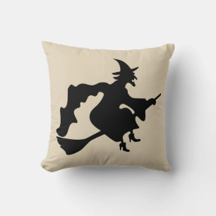 Vintage Halloween Witch pillow