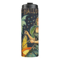 Vintage Halloween Witch Poster