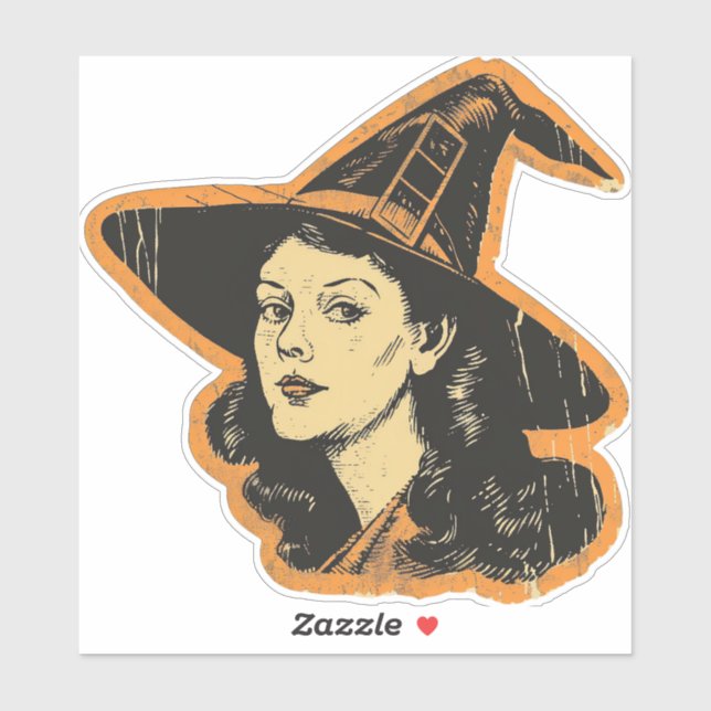 Vintage Halloween Witch Spooky Season (Sheet)