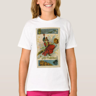 Vintage Halloween Witch  T-Shirt