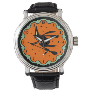 Vintage Halloween Witch Watch