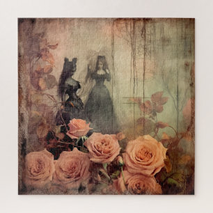 Vintage Halloween Witchcraft (10) Jigsaw Puzzle