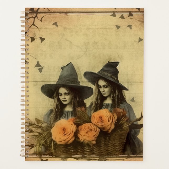 Vintage Halloween Witchcraft (11) Planner (Front)