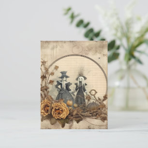 Vintage Halloween Witchcraft (12) Postcard