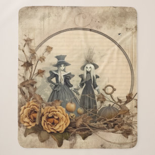 Vintage Halloween Witchcraft (12) Sherpa Blanket
