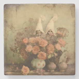 Vintage Halloween Witchcraft (2) Stone Coaster