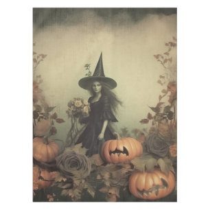 Vintage Halloween Witchcraft (3) Tablecloth