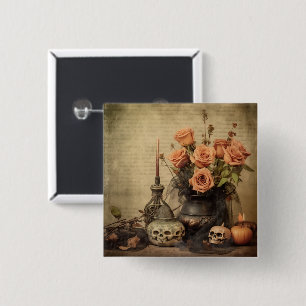 Vintage Halloween Witchcraft (4) 15 Cm Square Badge