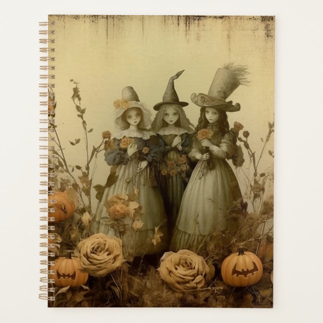 Vintage Halloween Witchcraft (5) Planner (Front)