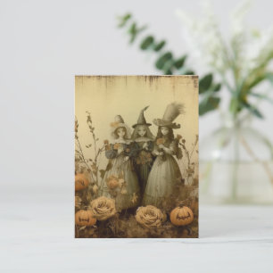 Vintage Halloween Witchcraft (5) Postcard