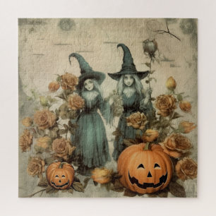 Vintage Halloween Witchcraft (6) Jigsaw Puzzle