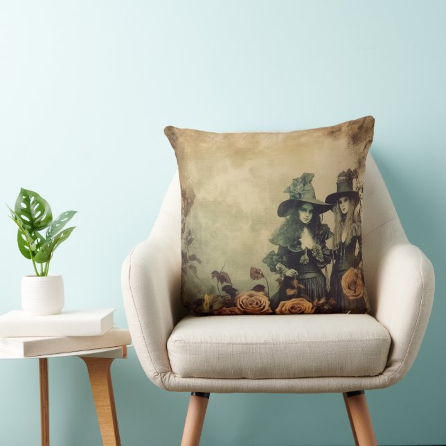 Vintage Halloween Witchcraft (7) Cushion (Chair)