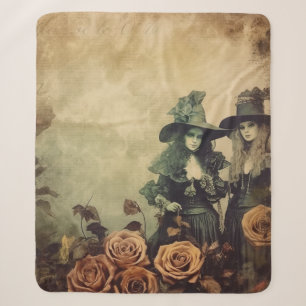 Vintage Halloween Witchcraft (7) Sherpa Blanket
