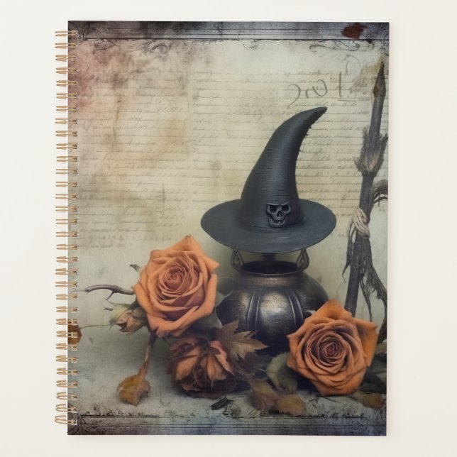 Vintage Halloween Witchcraft (8) Planner (Front)